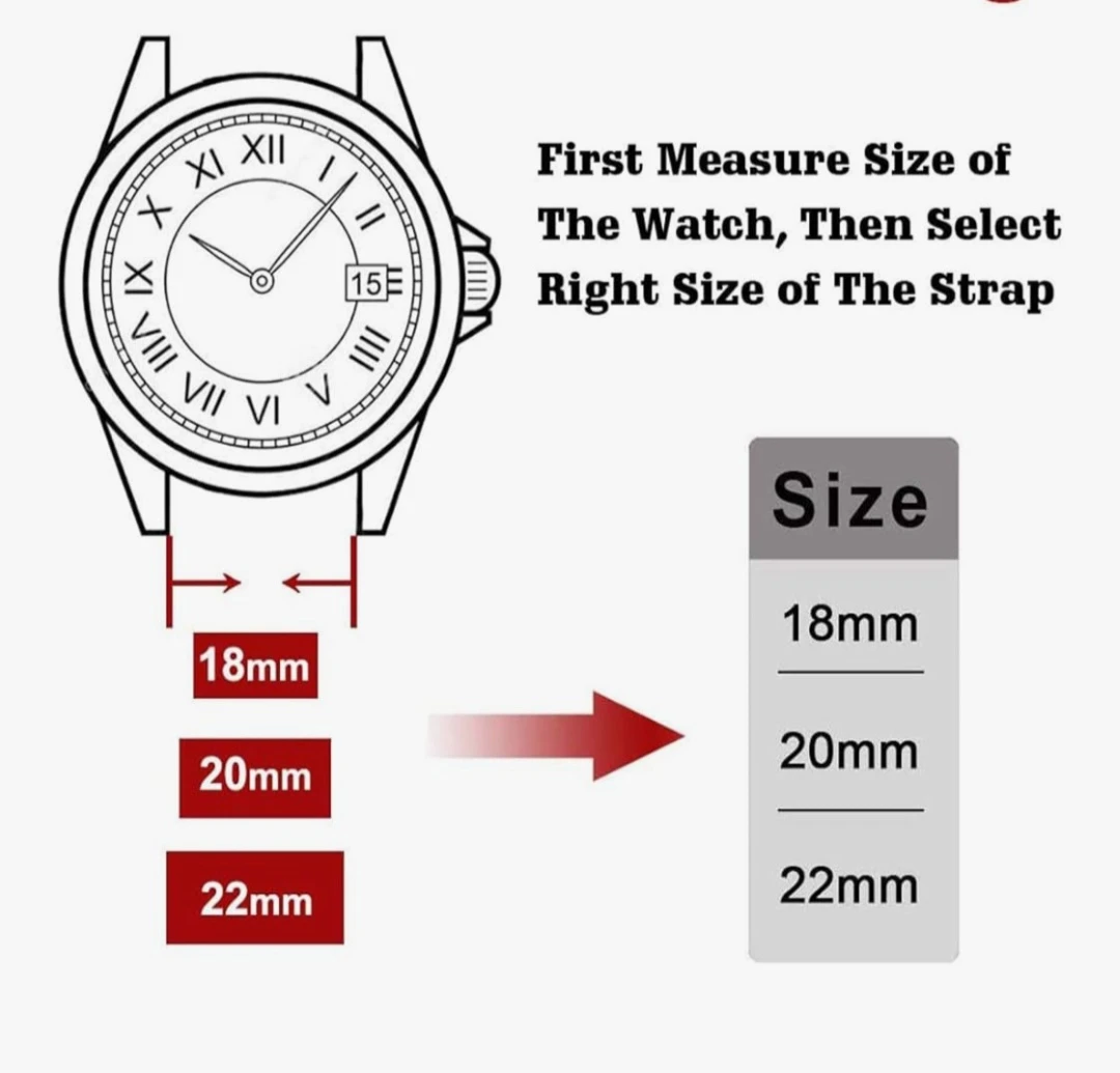 NARAKO 20mm Genuine Leather Watch Band Strap - photo 2