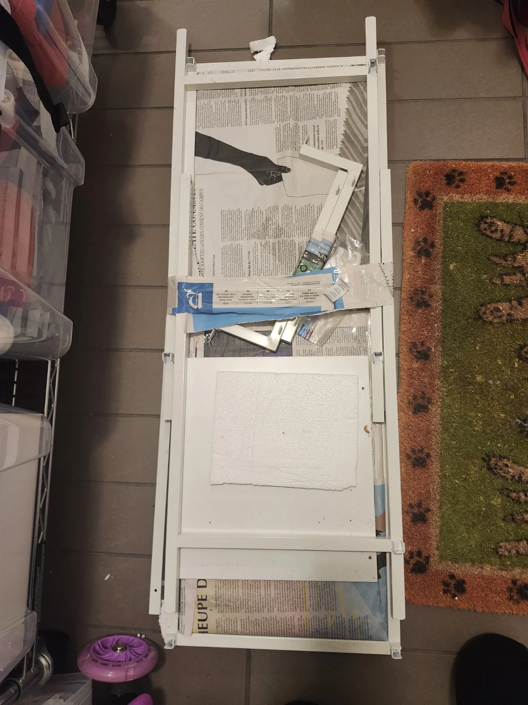 VITTSJÖ ikea lap top white table - photo 3