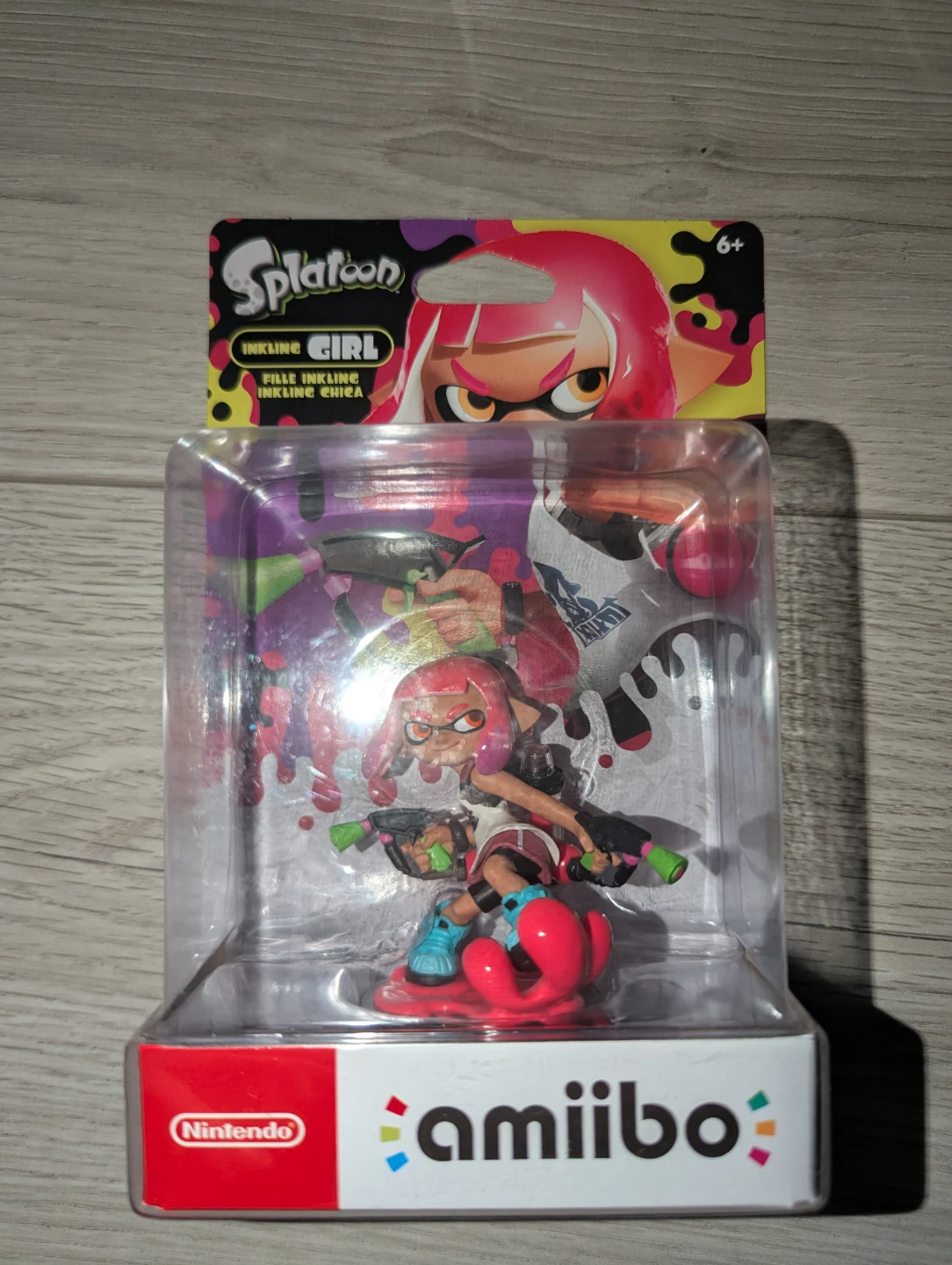 Nintendo Amiibo Splatoon Pink Inkling Girl