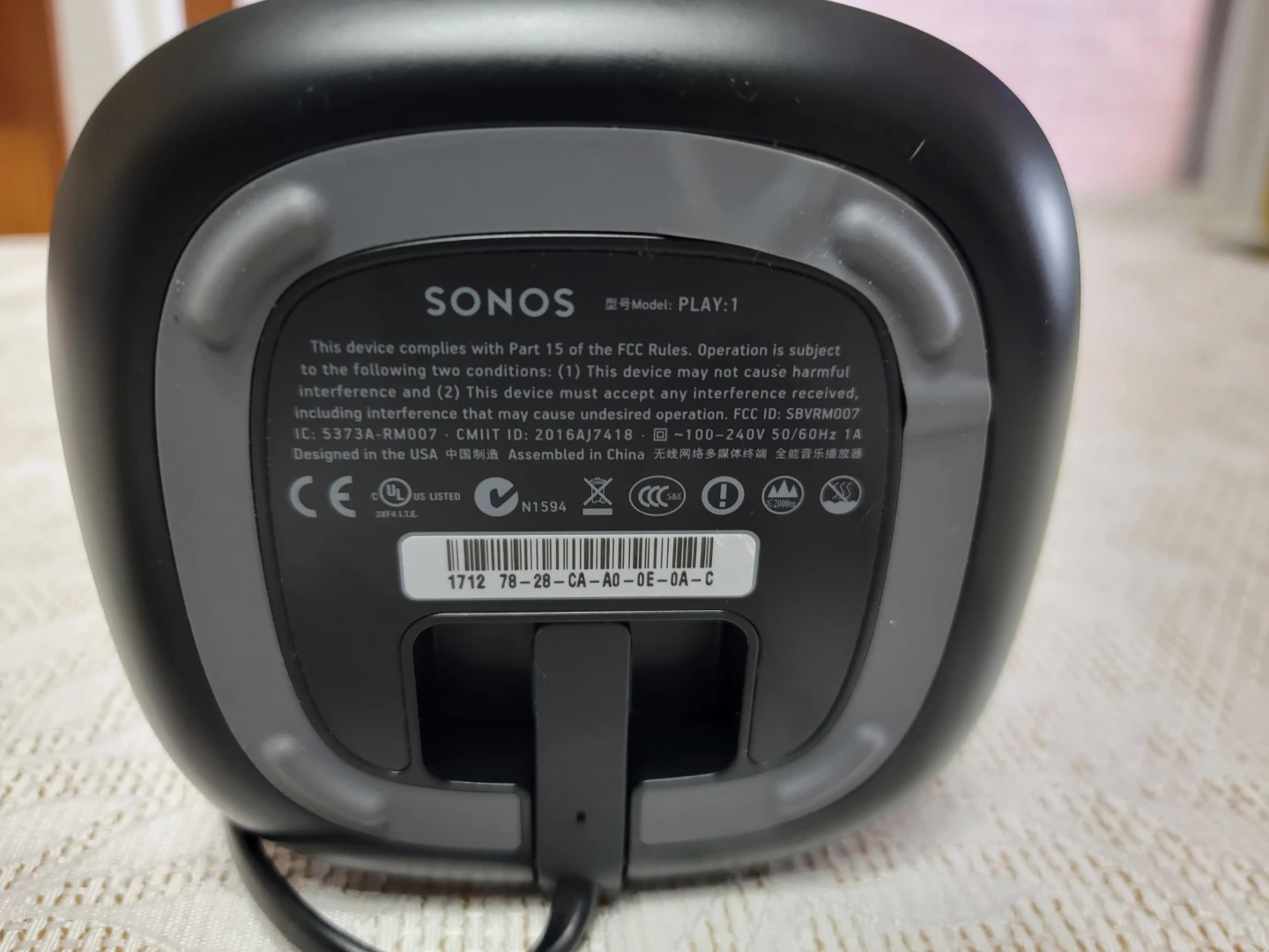 Sonos PLAY:1 Smart Speaker - photo 4