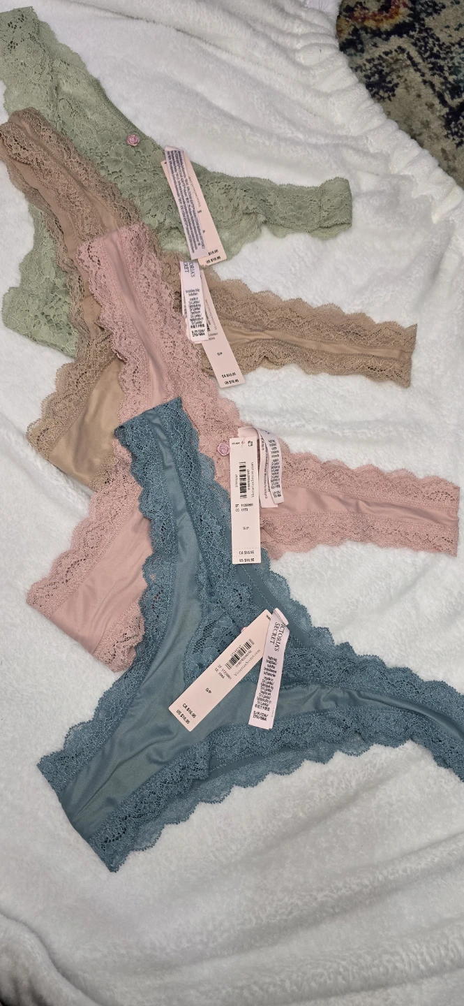 Victoria's Secret Thong Panties (Set of 5)
