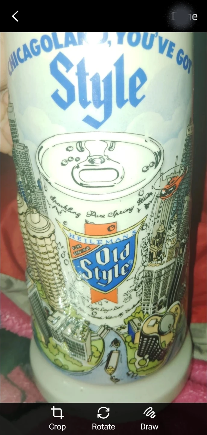 Old Style Chicago Style Beer Mug