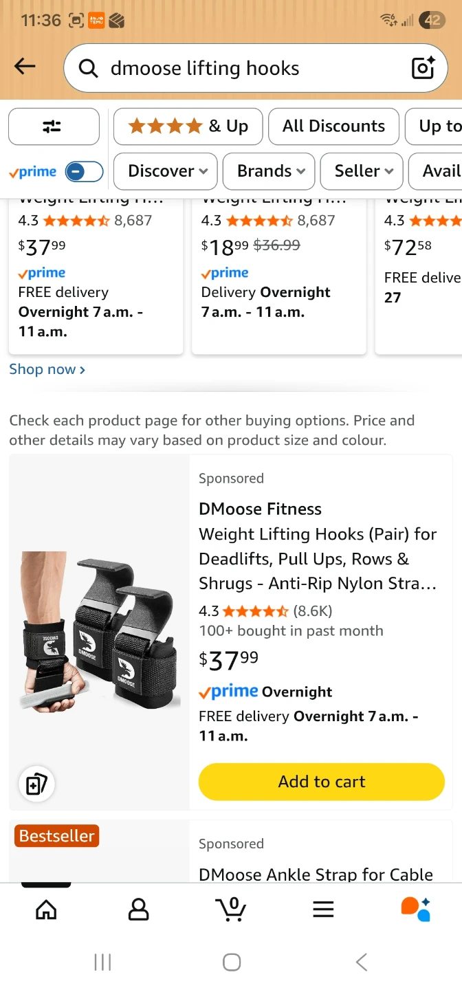 DMoose Fitness Weight Lifting Hooks - photo 4