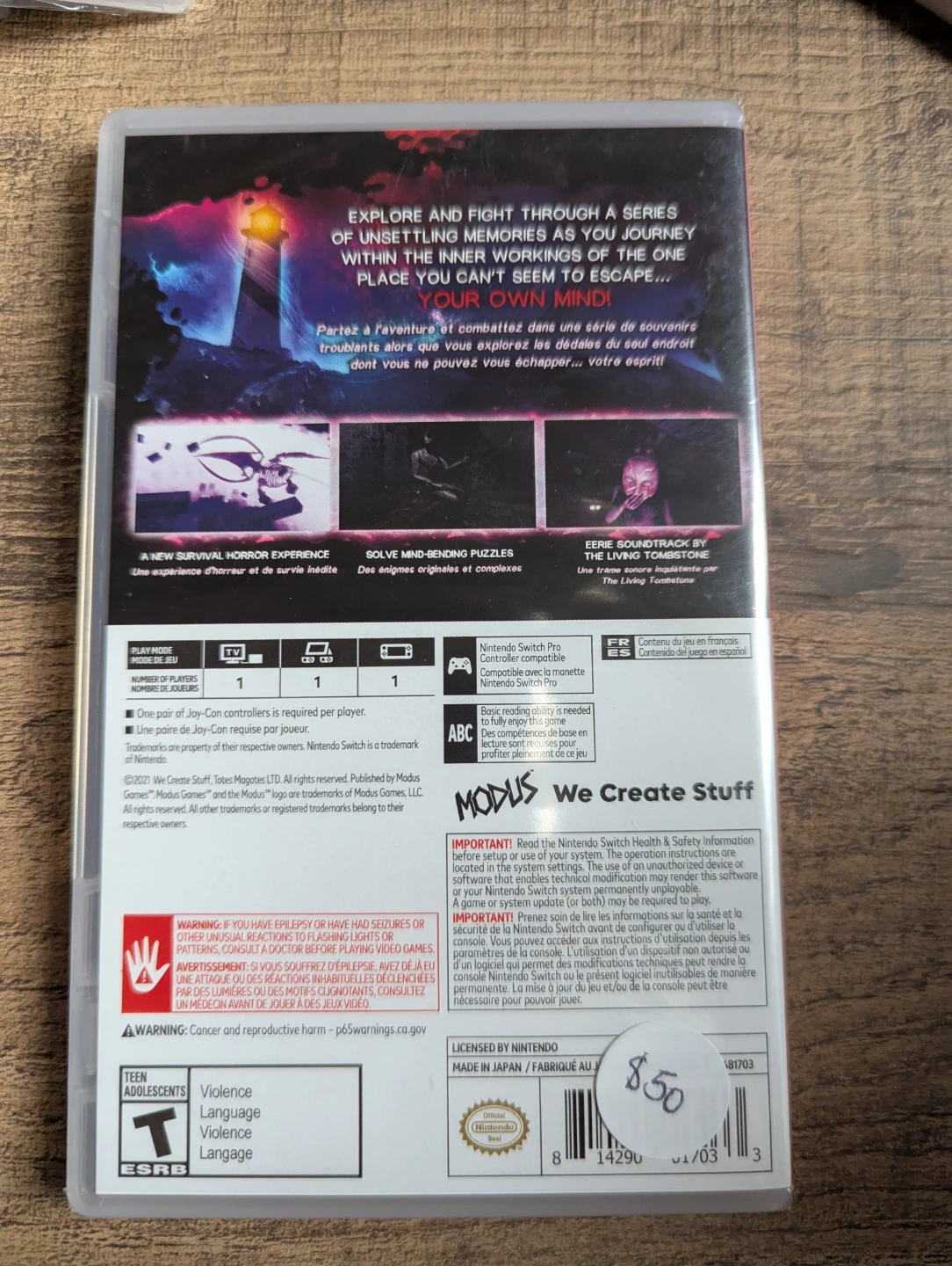 Nintendo Switch In Sound Mind game - photo 2