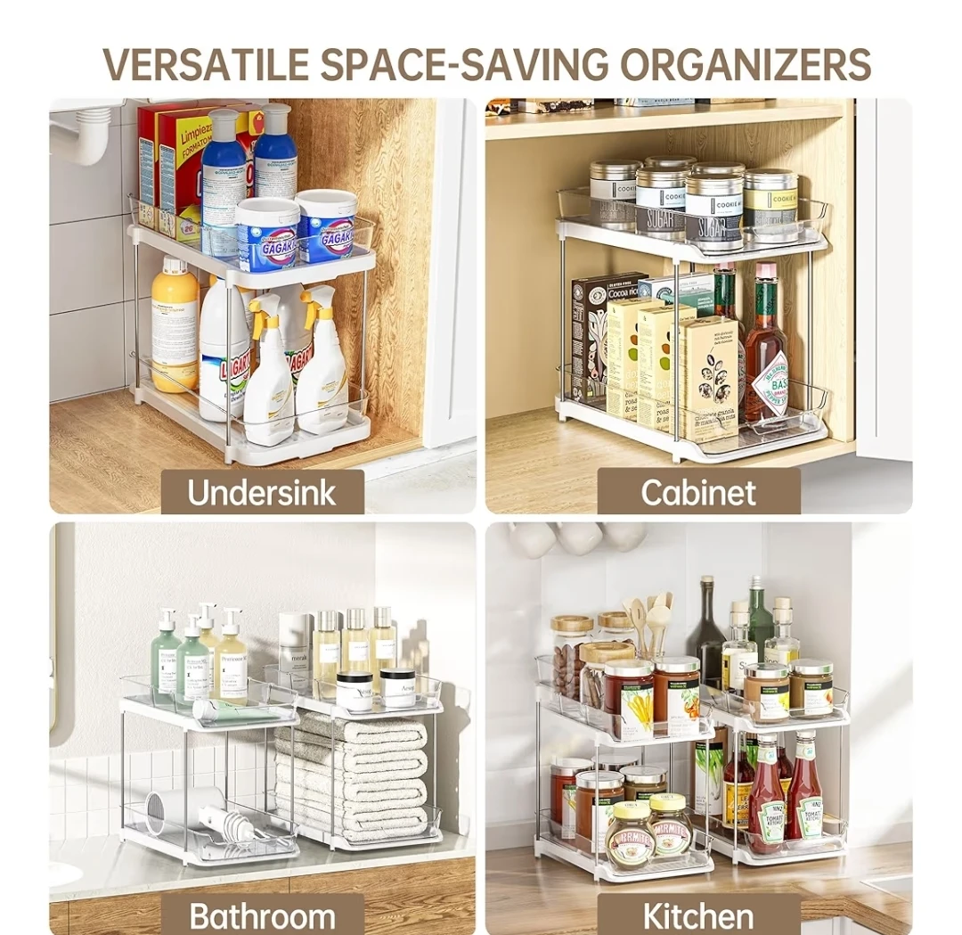 2-Tier Sliding Drawer Organizer - photo 2