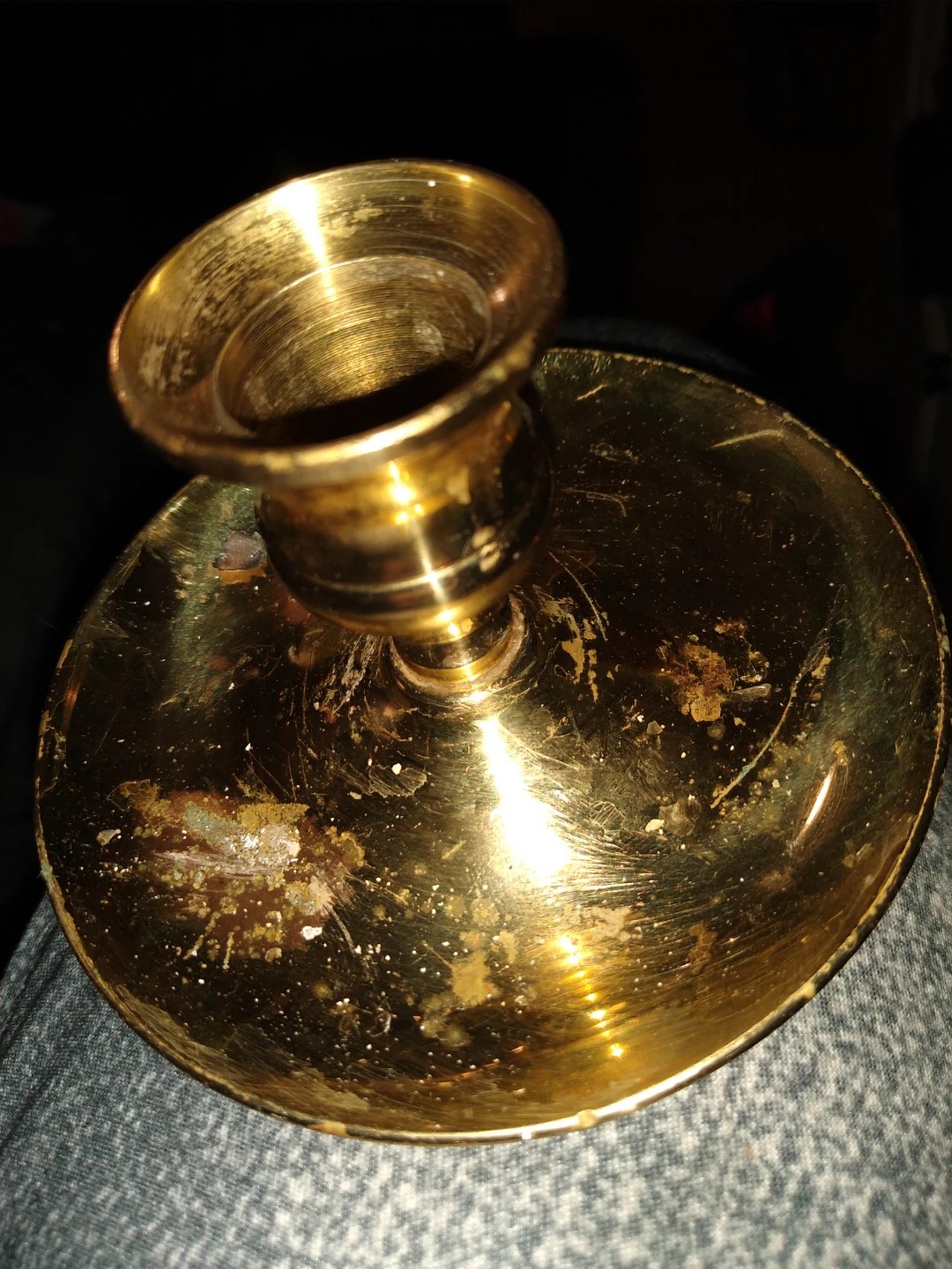 Brass candle holder - photo 2