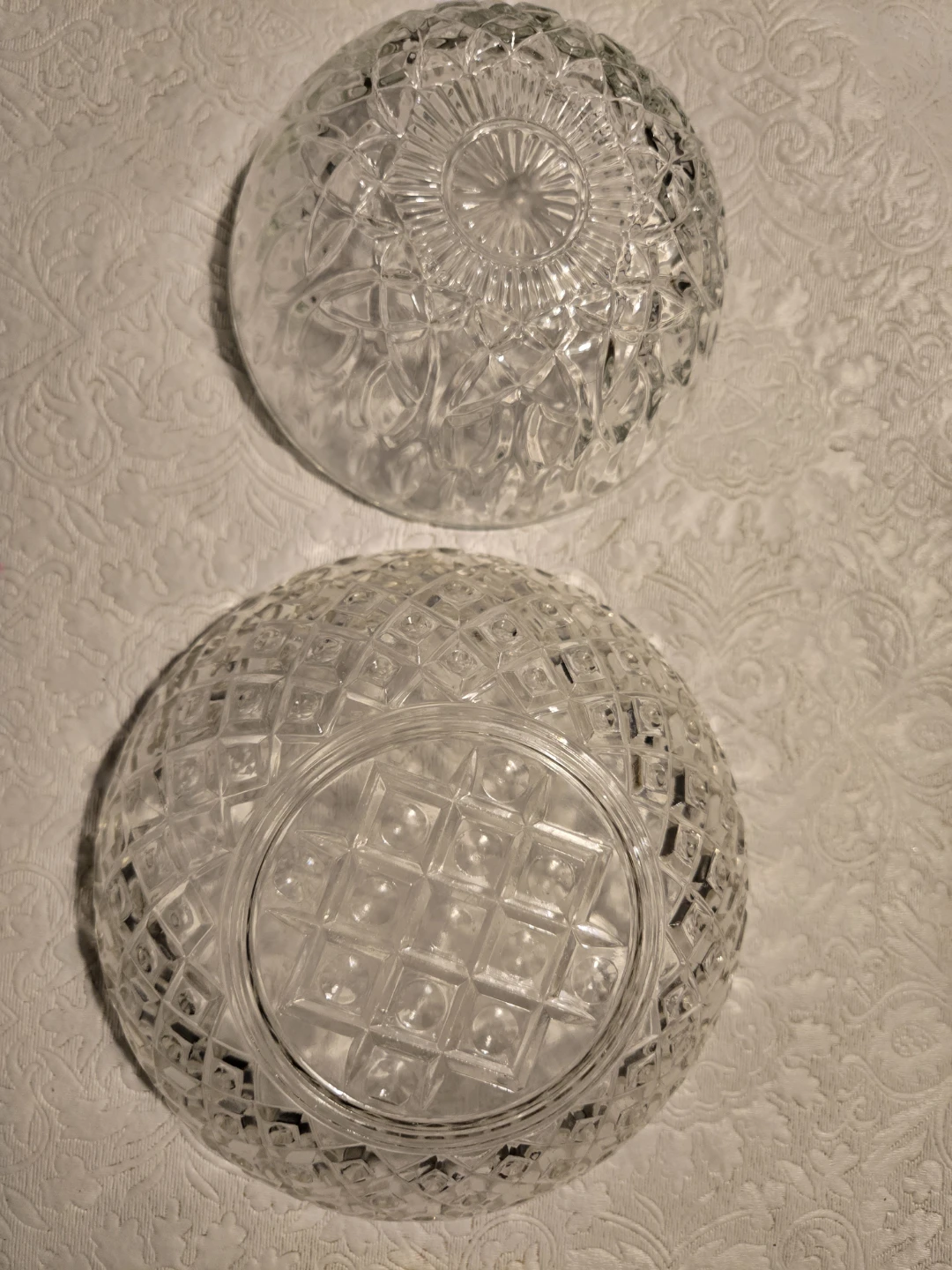 Clear Glass Serving Bowls - Set of 2 - photo 2