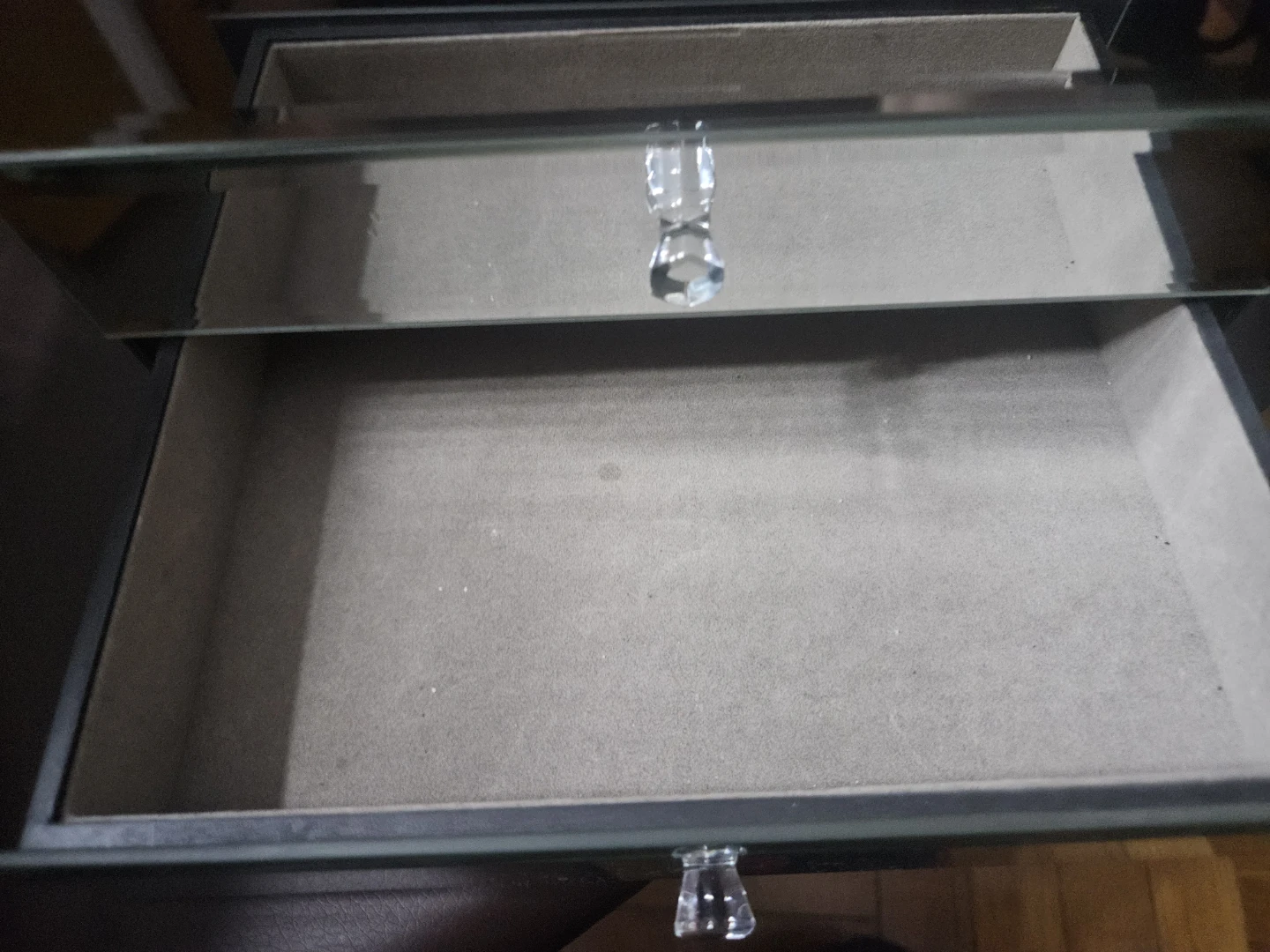 Mirrored Jewelry Box with 2 Drawers - photo 5