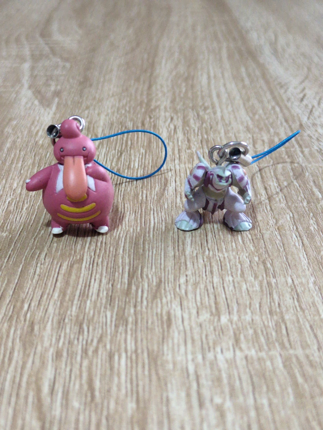 Lickilicky and Palkia Keychains