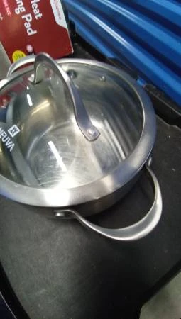 Neuva Stainless Steel Pot with Glass Lid "🧡" - photo 2