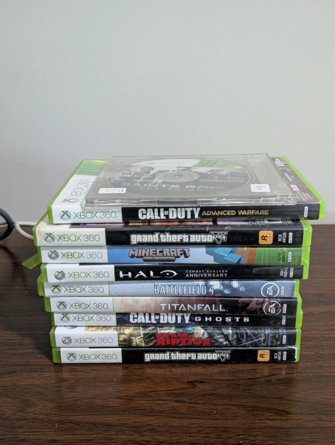 Xbox 360 Console with 3 Controllers and 8 Games - photo 3