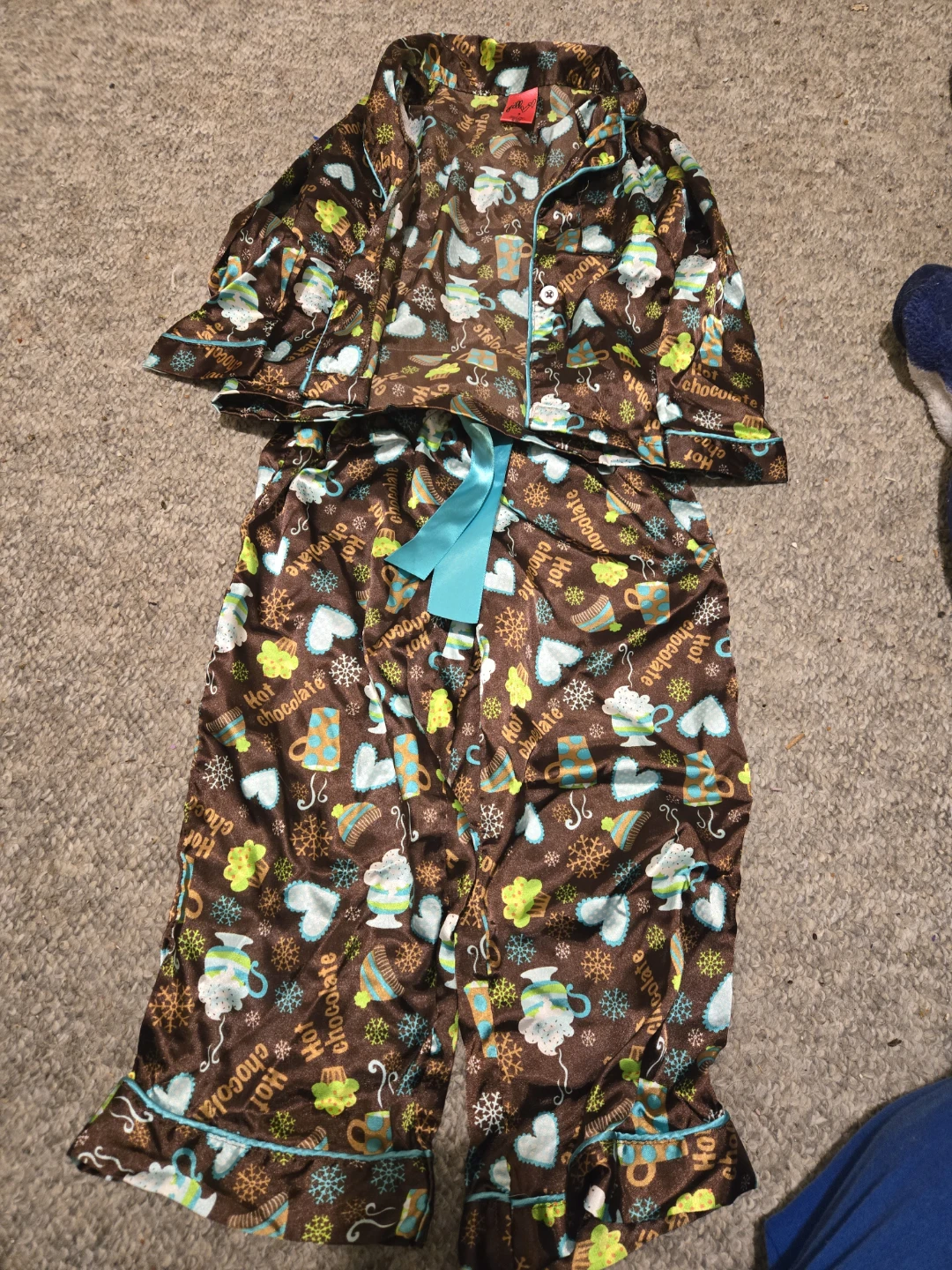 Brown Hot Chocolate Pajama Set - photo 2