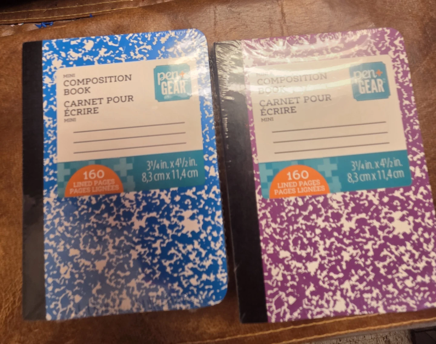 Pen+Gear Mini Composition Notebooks - Blue and Purple