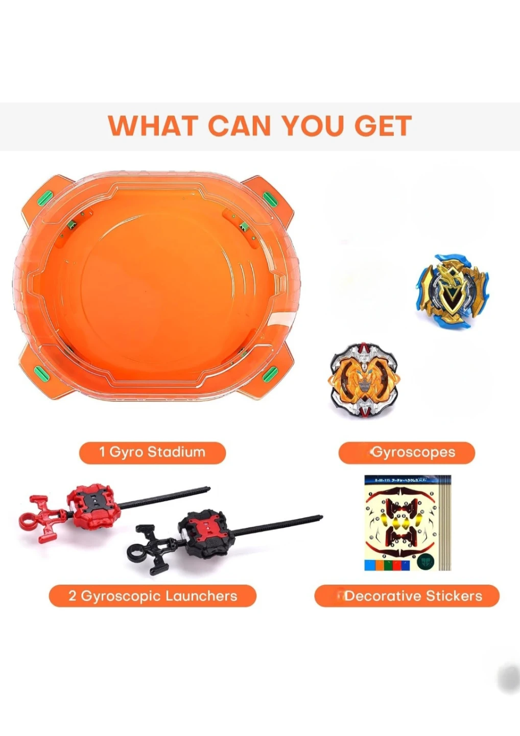 Beyblade Battle Set with 2 Launchers and 3 Gyros - photo 3