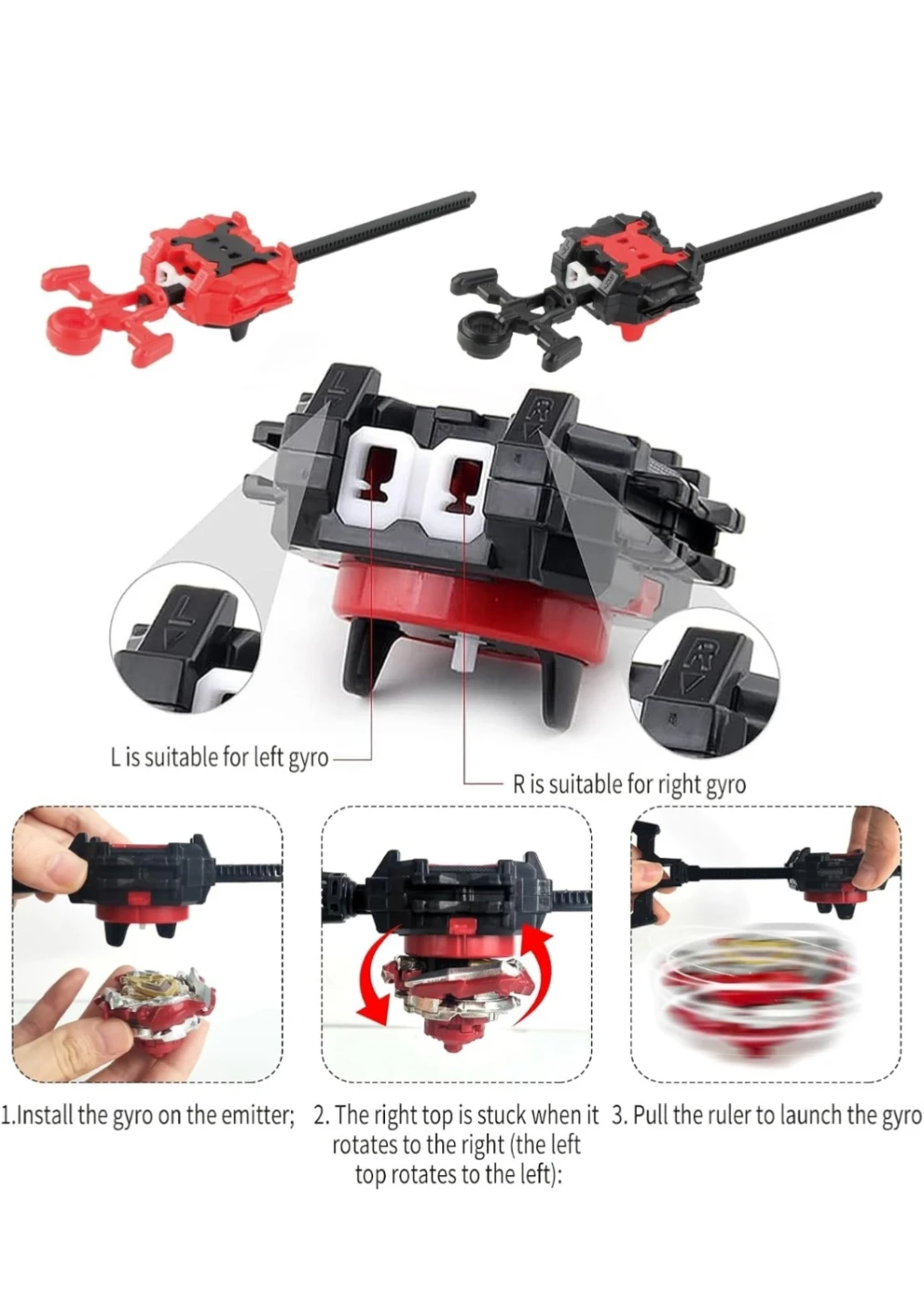 Beyblade Battle Set with 2 Launchers and 3 Gyros - photo 4