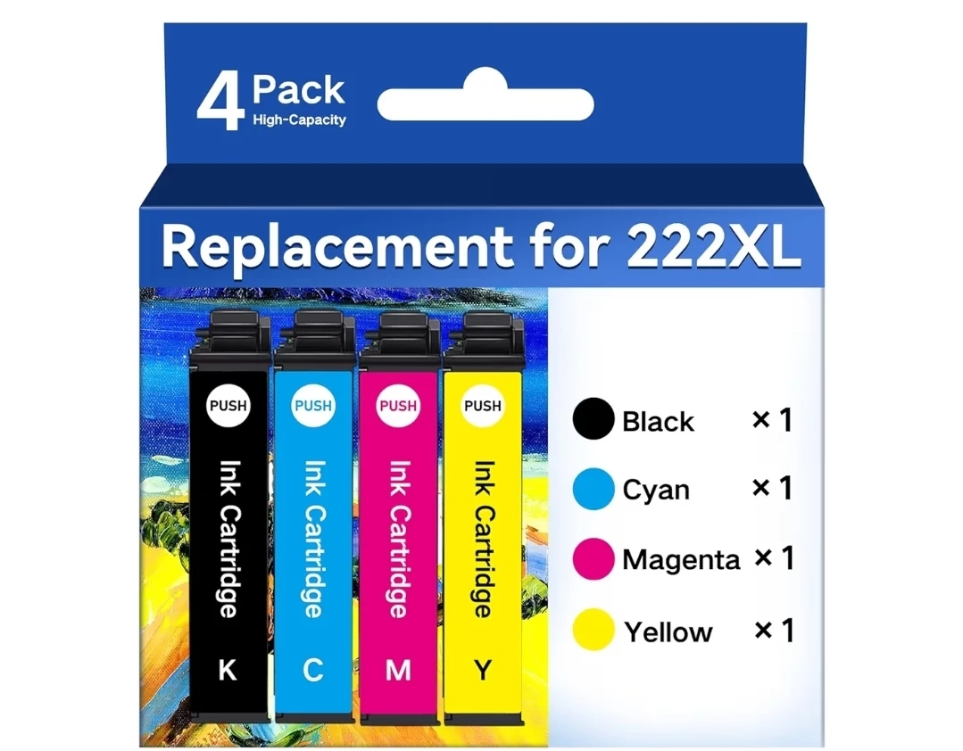 222 XL Ink Cartridges Combo Pack