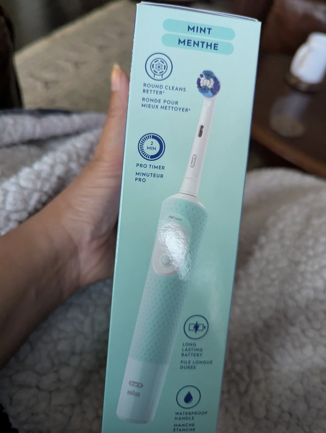 Oral-B Pro 500+ Rechargeable Electric Toothbrush Mint BNIB - photo 5