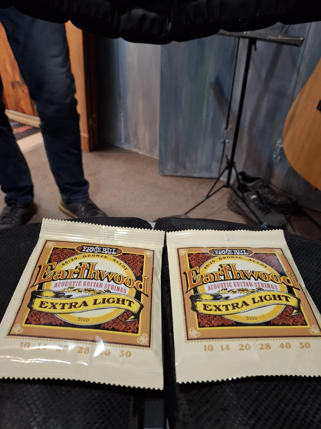 Ernie Ball Earthwood Acoustic Guitar Strings Extra Light