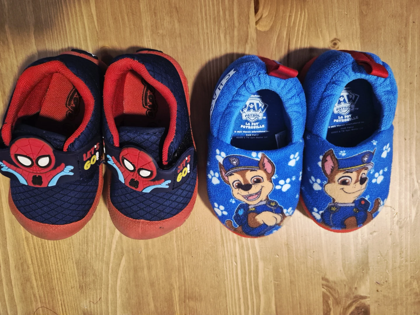 Cozy kids’ character slippers – perfect for home or daycare.