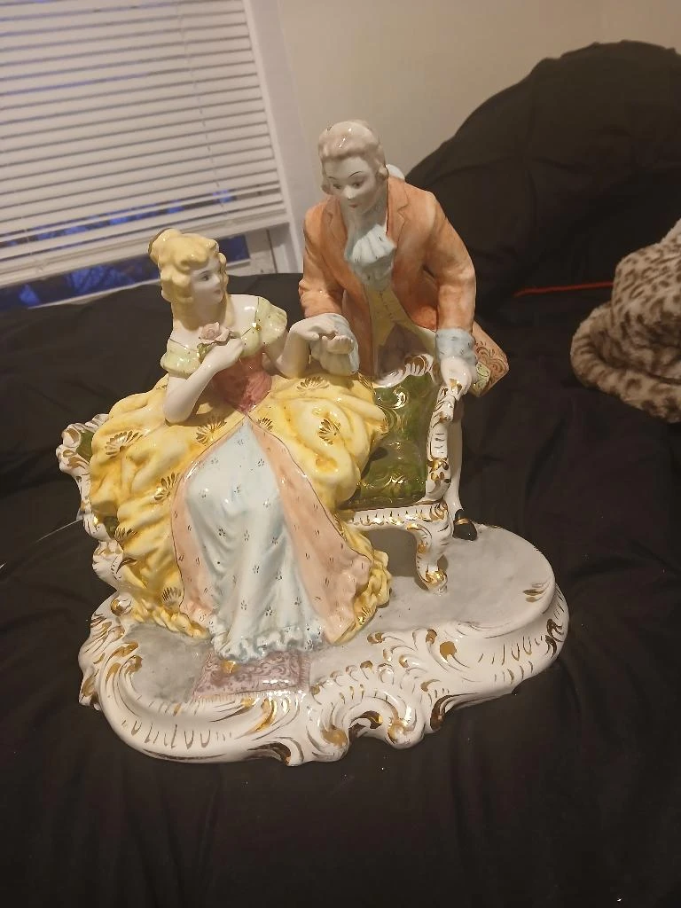 Vintage Italian capodimonte Porcelain Figurine