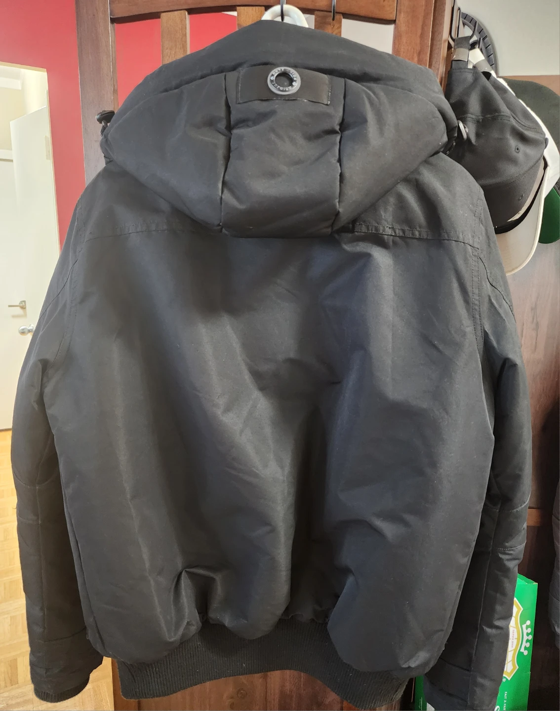 Mens Point Zero Black Winter Jacket - Size M - photo 3