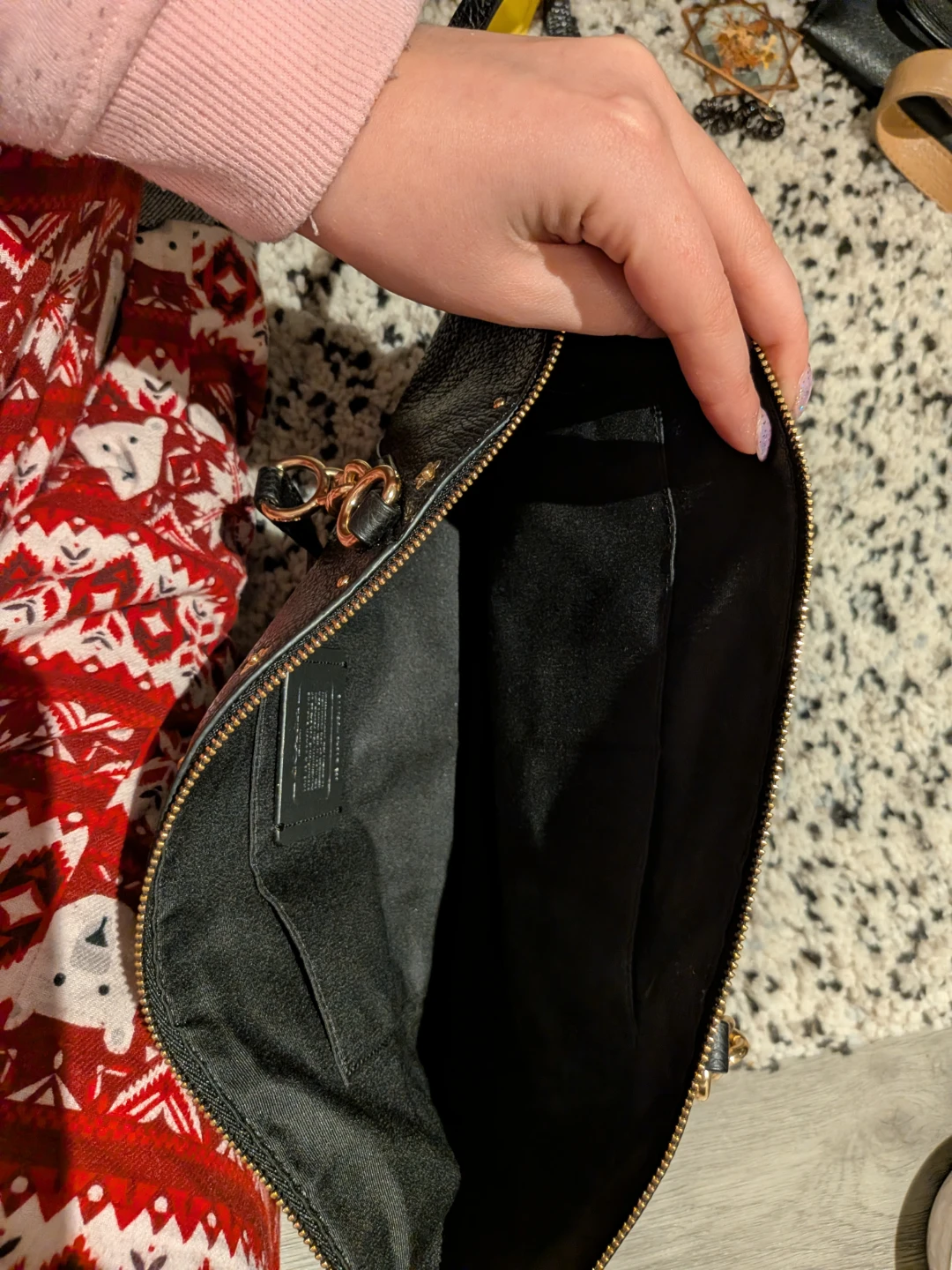 Coach Black Leather Shoulder Bag - photo 3