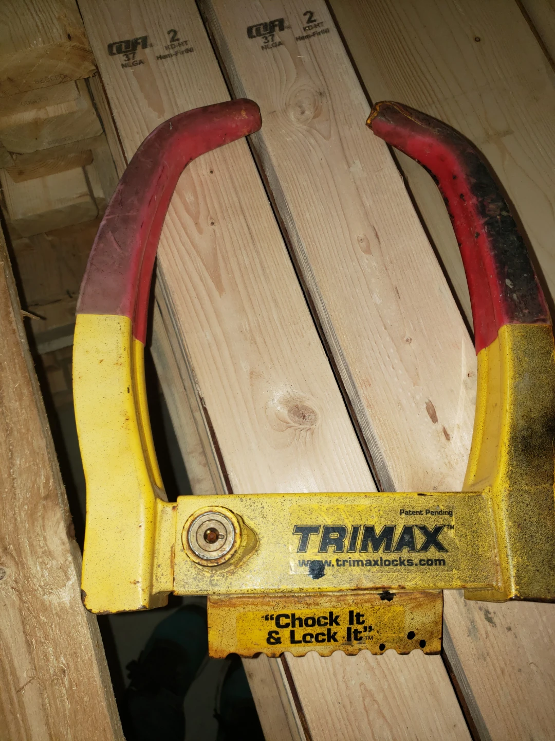 Trimax Wheel Chock Lock