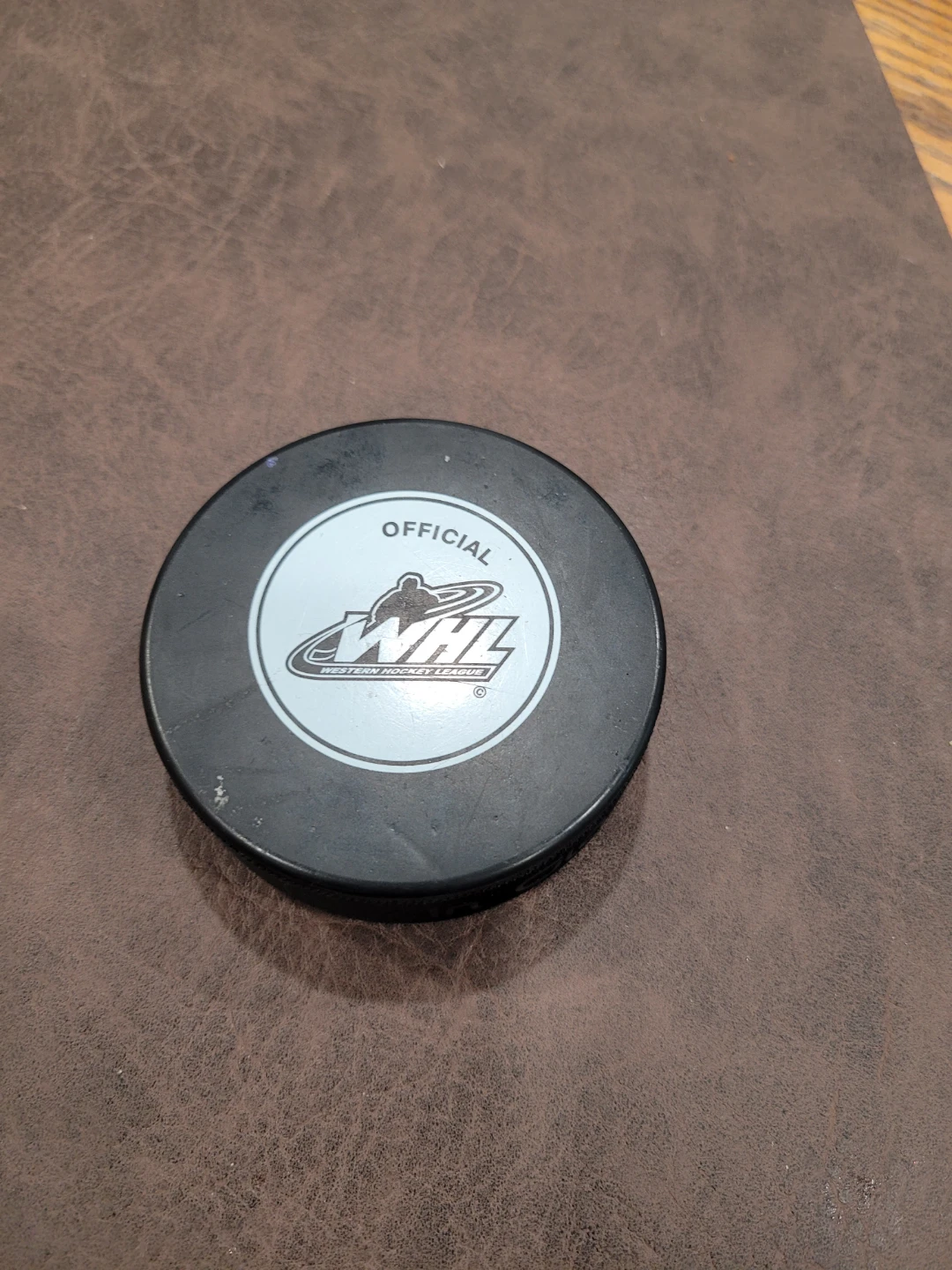 Official Signed WHL Regina Pats Hockey Puck - photo 2