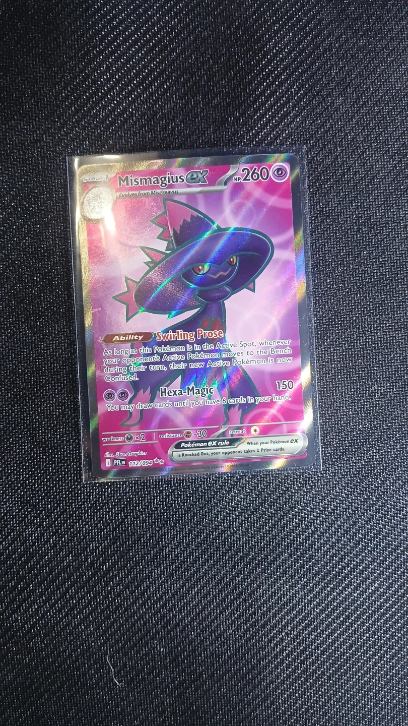 Mismagius EX Pokémon Card