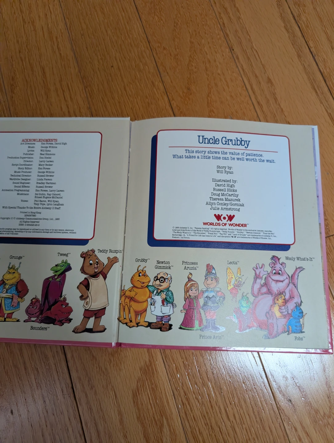 🥕 The World of Teddy Ruxpin Uncle Grubby book 🥕 - photo 2