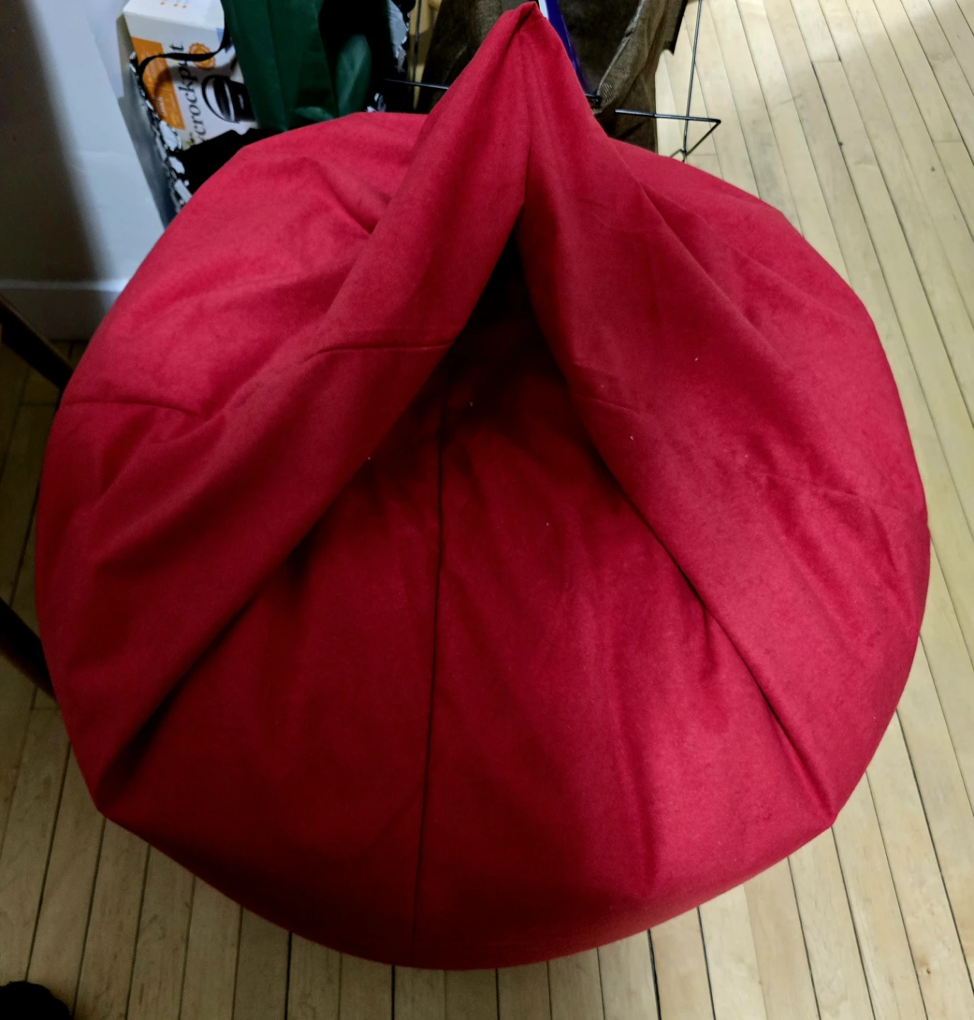 Gouchee Home - Red Bean Bag Chair - photo 2
