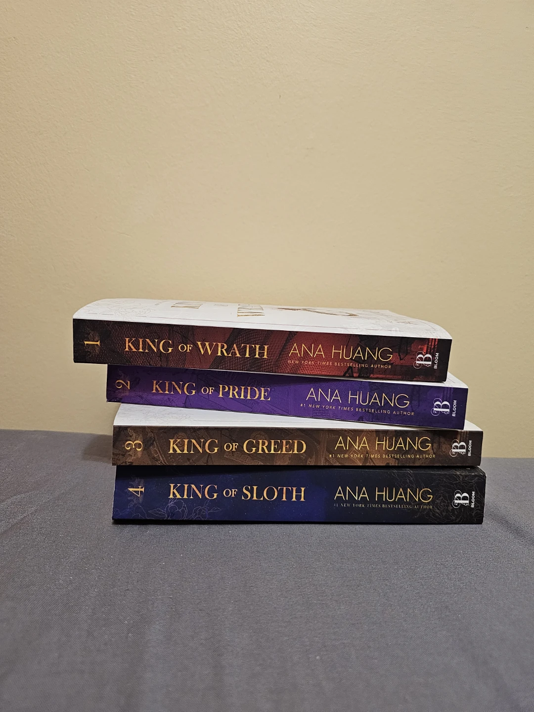 Ana Huang King of Wrath, Pride, Greed, Sloth Book Set