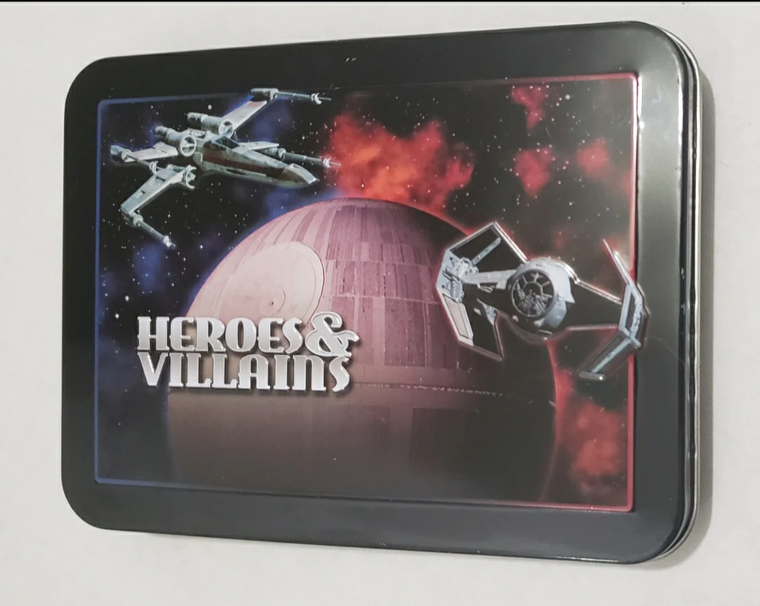 Star Wars Heroes & Villains Cards With Tin! (Brand New)