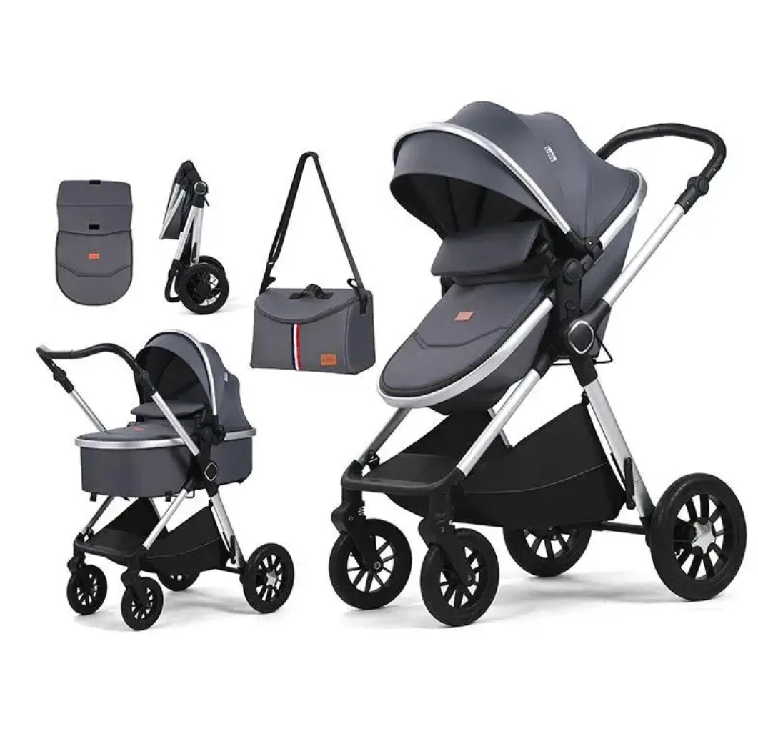 Baby Stroller and Pram Travel System with Matching Diaper Bag - photo 2