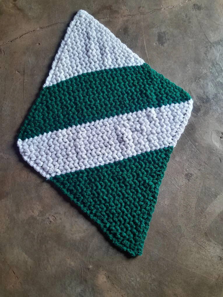 Hand-Knitted Dishcloths (2 Pack) - photo 2