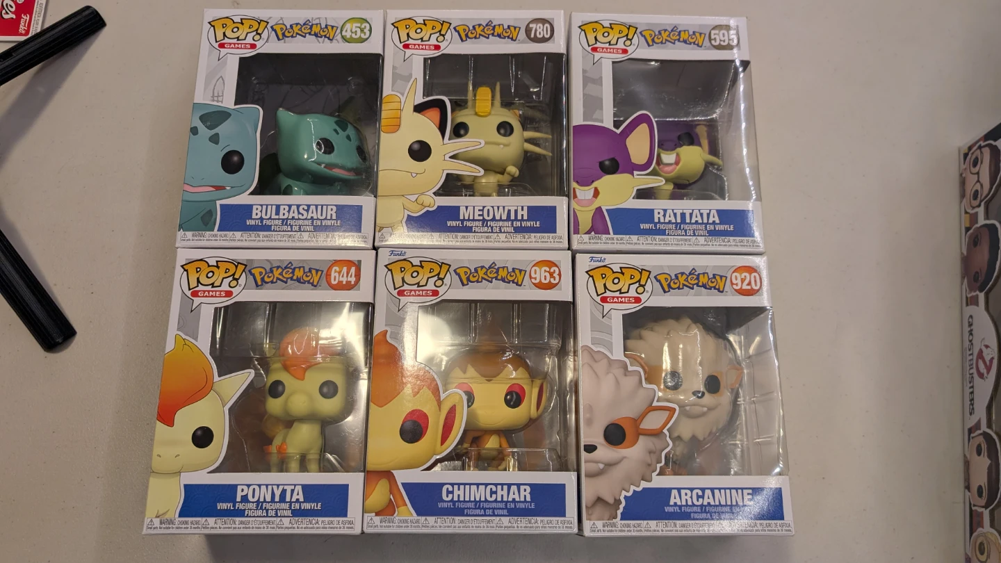 Funko Pop! Pokemon Vinyl Figures (Set of 6)
