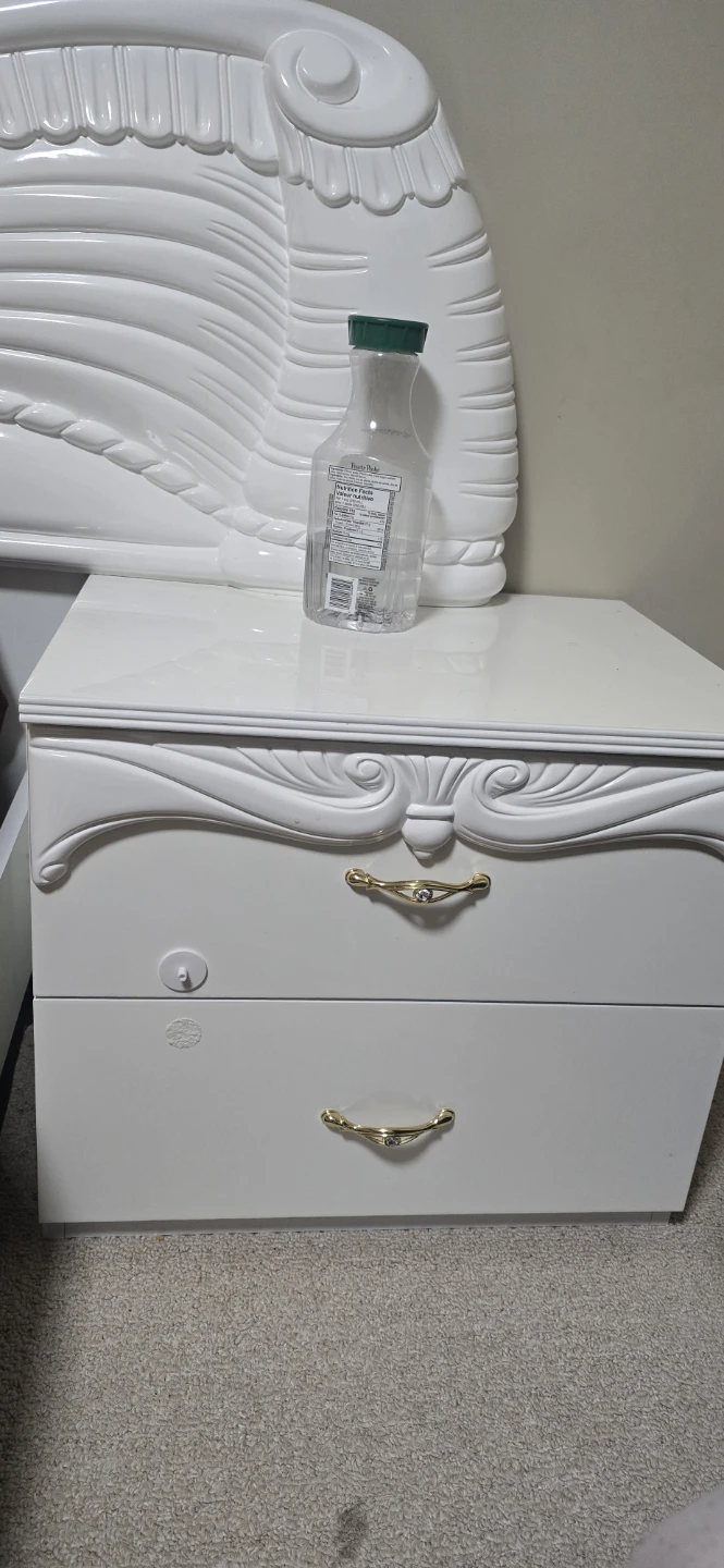 White Dresser with Mirror - photo 3