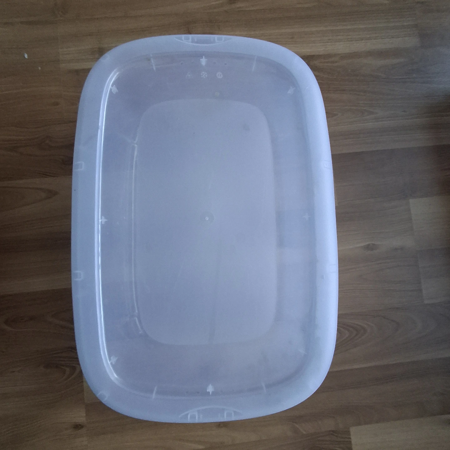 Clear Plastic Storage Container with Lid