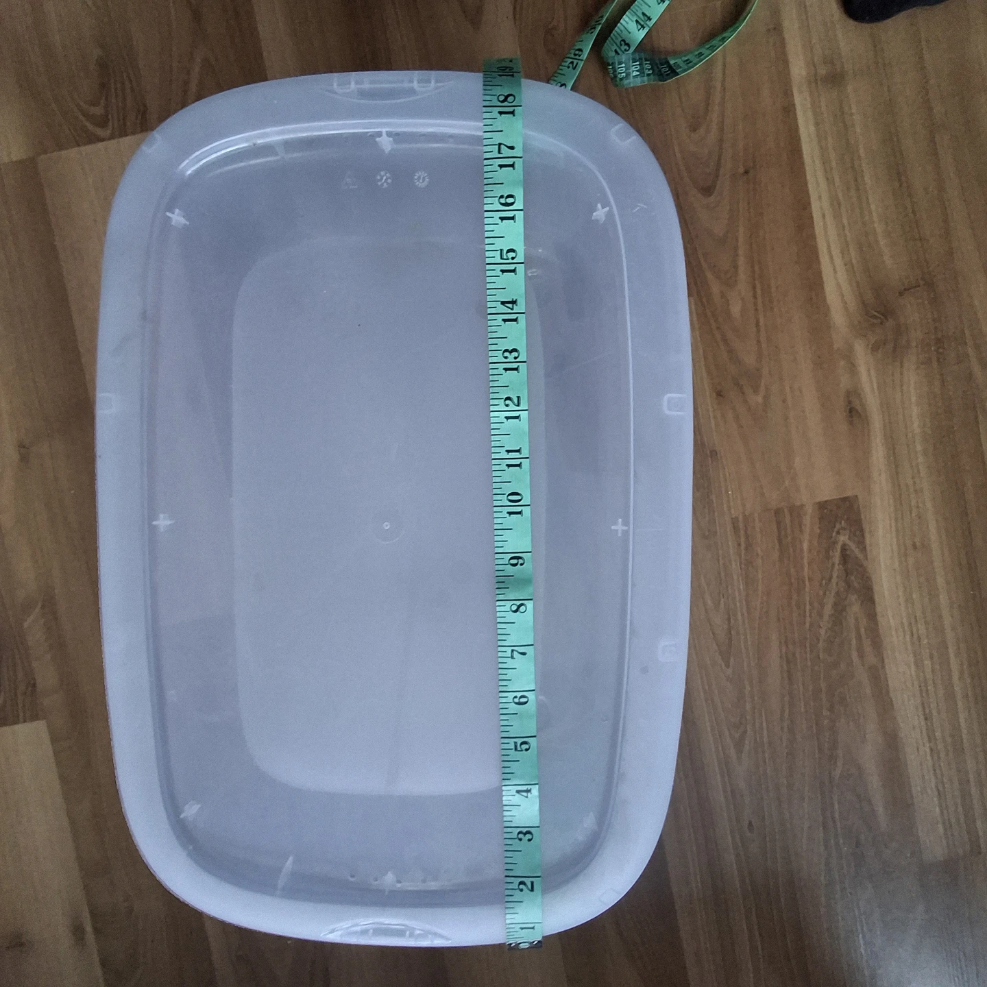 Clear Plastic Storage Container with Lid - photo 3