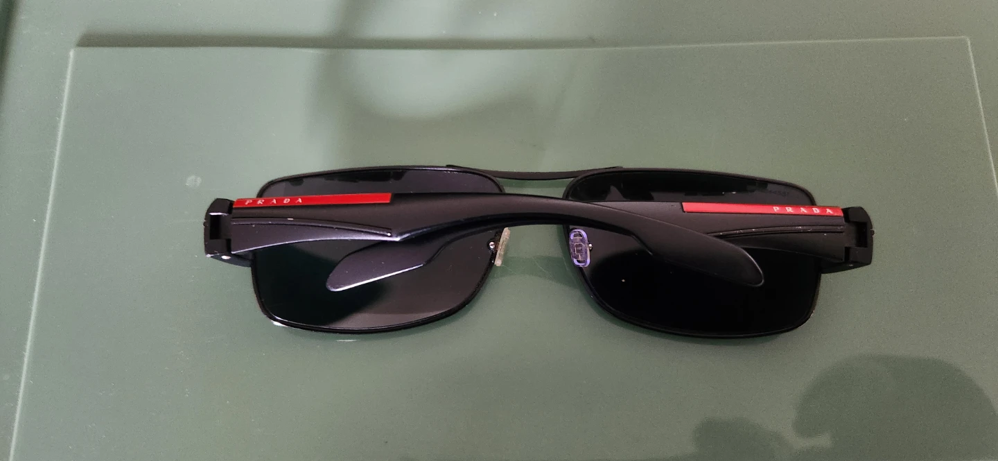 Prada Black Aviator Sunglasses