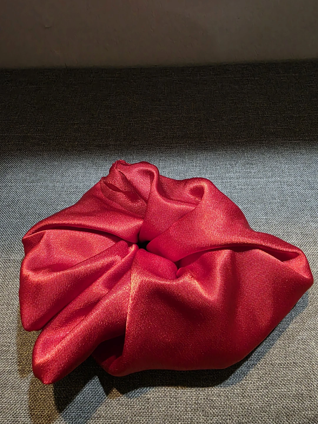 Red Satin Scrunchies (XL)