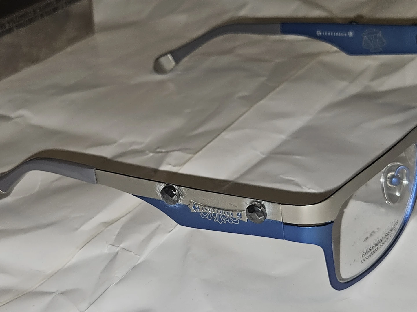 Blue and Silver Fashion Series Eyeglasses LV-92003 - photo 5