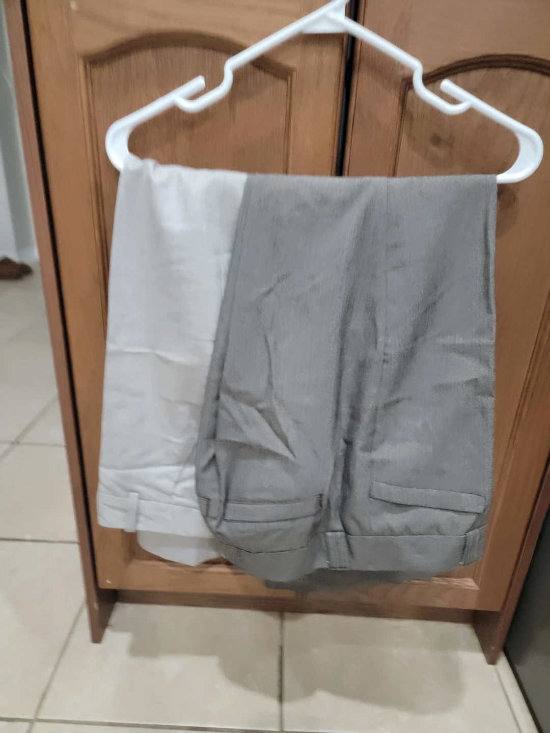 Two Pairs of Grey Dress Pants