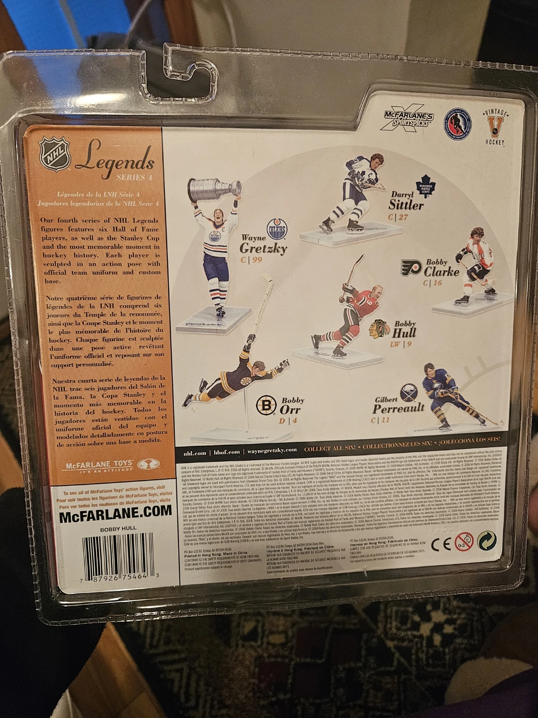 McFarlane NHL Legends Bobby Hull Action Figure - photo 3