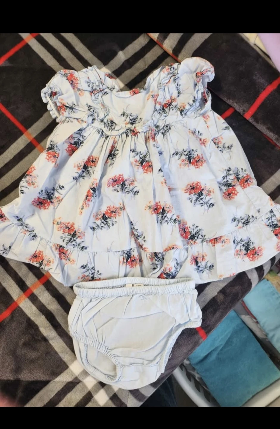 Baby Dress and Bloomer Set - Floral