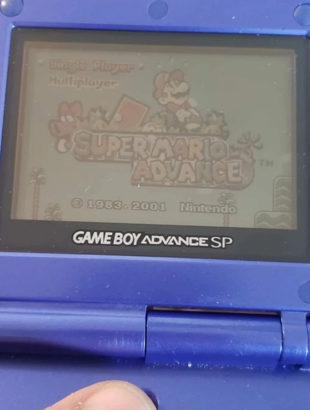 Gameboy Advance SP AGS-001 + 5 games + charger TESTED - photo 2