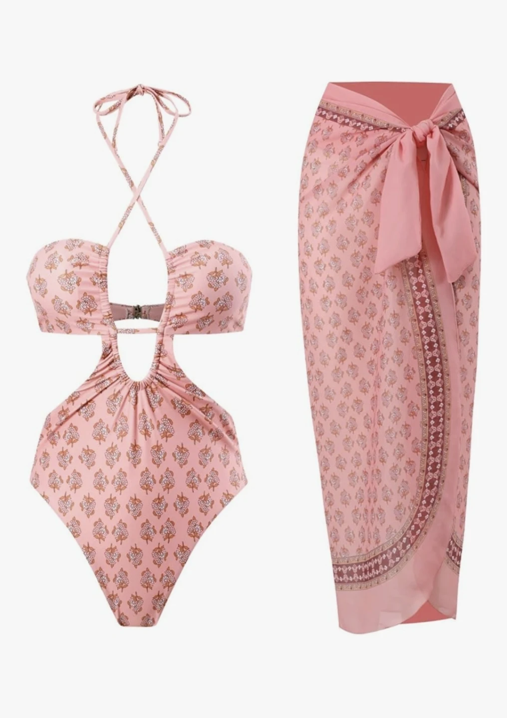 Brand New Swimsuit, Matching Cover Ups Floral Sexy Bikini Sets