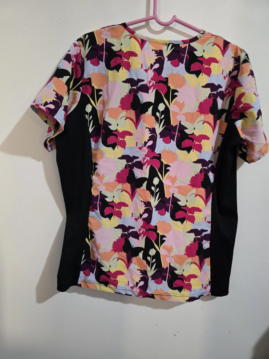 Scrubaid Women's Floral Print V-Neck Scrub Top Size 2XL - photo 5