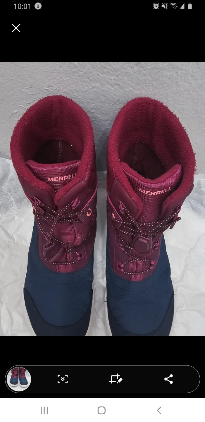 Merrell Waterproof Winter Boots - Burgundy/Navy Size (6) - photo 2