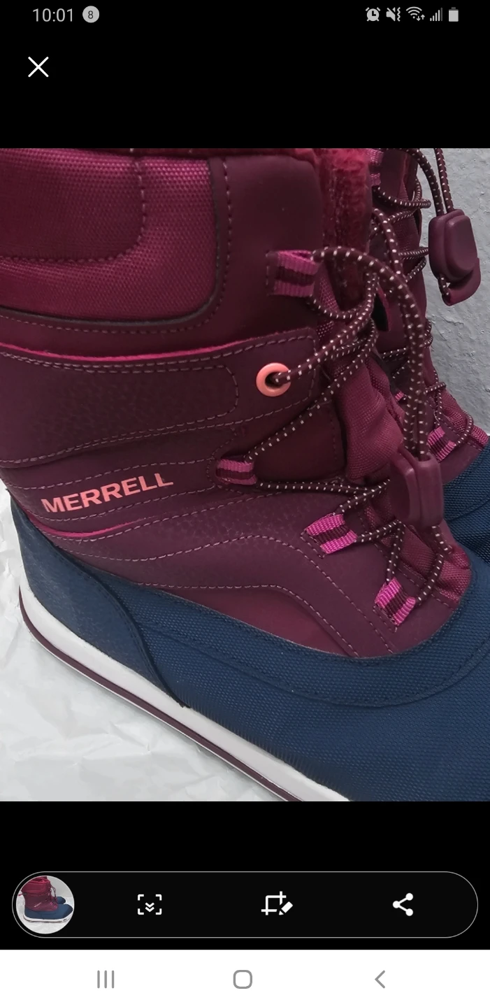 Merrell Waterproof Winter Boots - Burgundy/Navy Size (6) - photo 4
